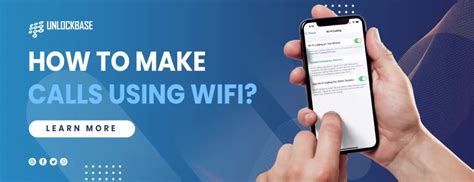 make calls via wifi.